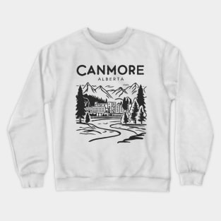 Canmore Alberta. Banff National Park Crewneck Sweatshirt